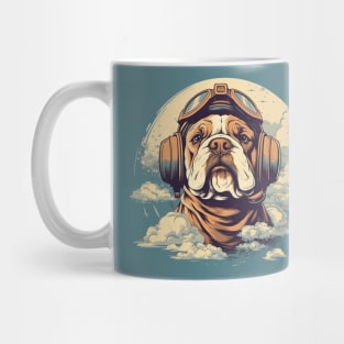 Aviator dog Mug